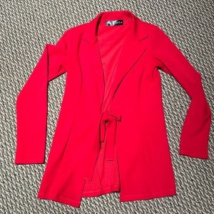Red women’s blazer